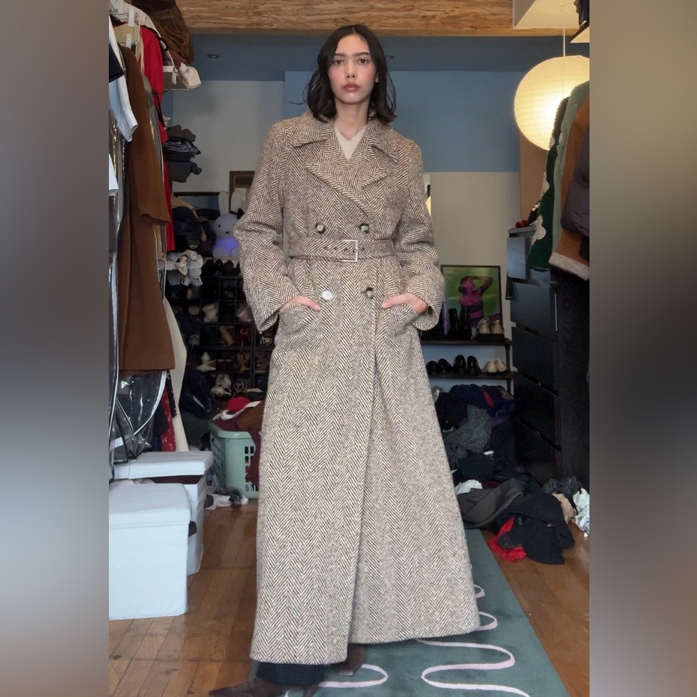SOLD sportmax full length trench coat